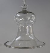 Victorian English Glass Smoke Bell
