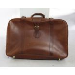 Allied Dunbar Tan Leather Luggage Case
