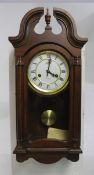 Lincoln Mahogany 31 Day Regulator Wall Clock