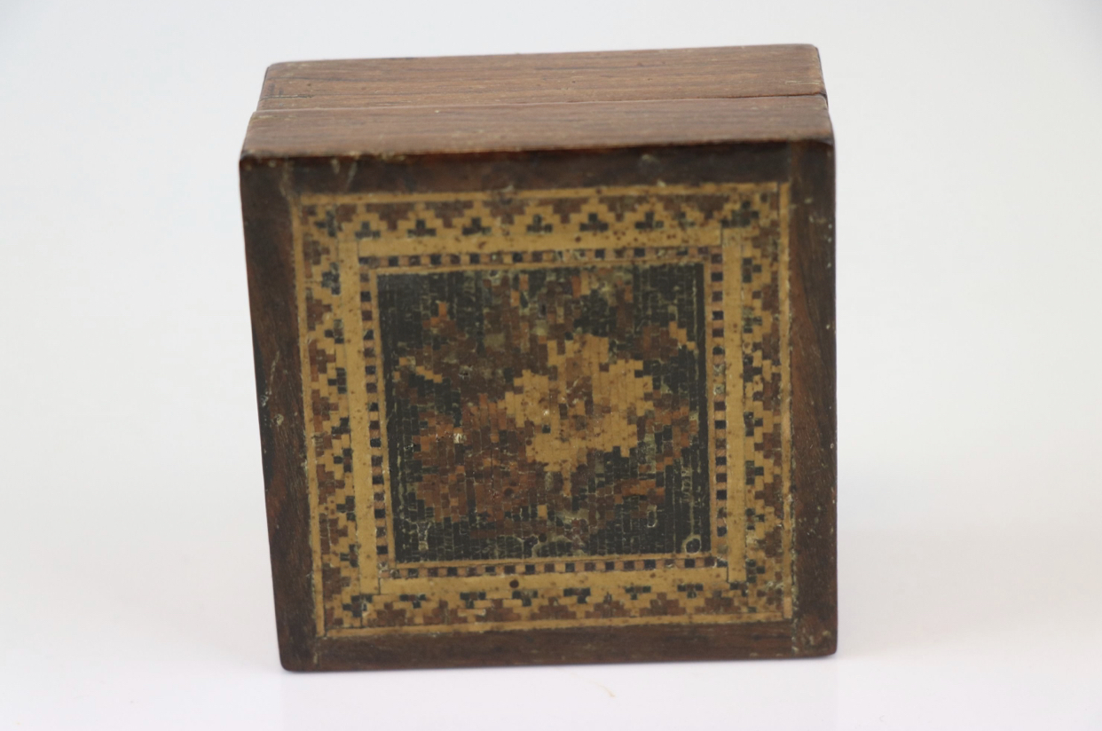 C19th tunbridgeware box