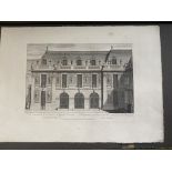 Large Engraving of the exterior of Versailles palace