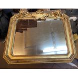 C19th giltwood wall mirror