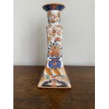 C20th Imari candlestick