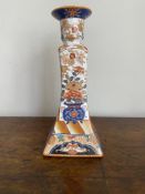 C20th Imari candlestick