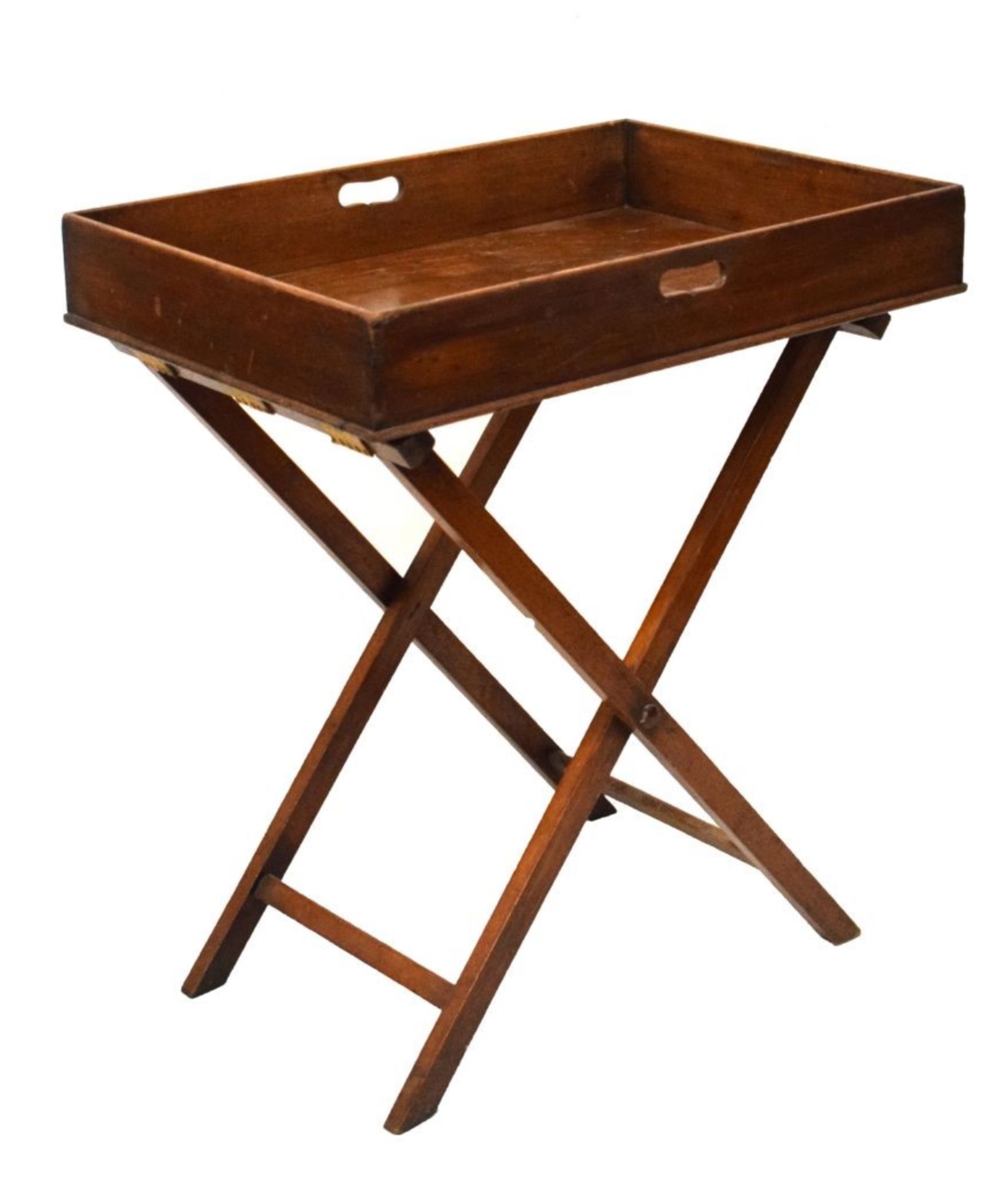 Butlers tray on folding stand