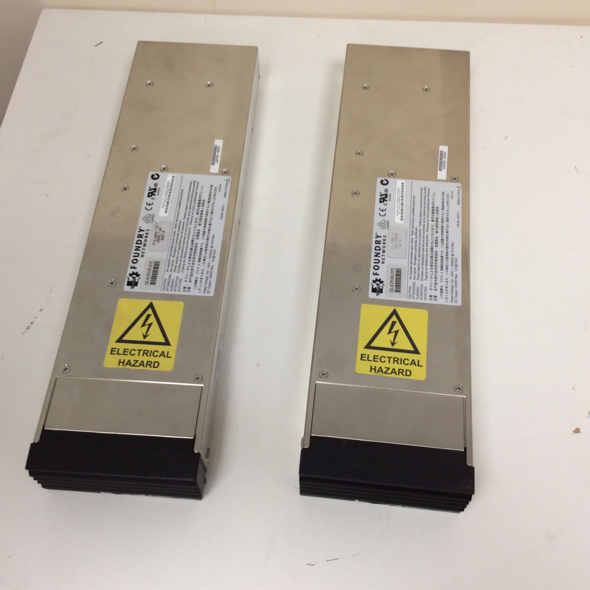2x foundry networks power supply