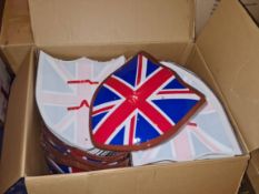 +1500 PCS Union Jack Shield / England Shield with Arm Holder