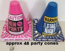 72 Party cones No parties at the moment