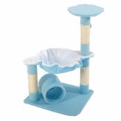 28" Cat Tower Blue