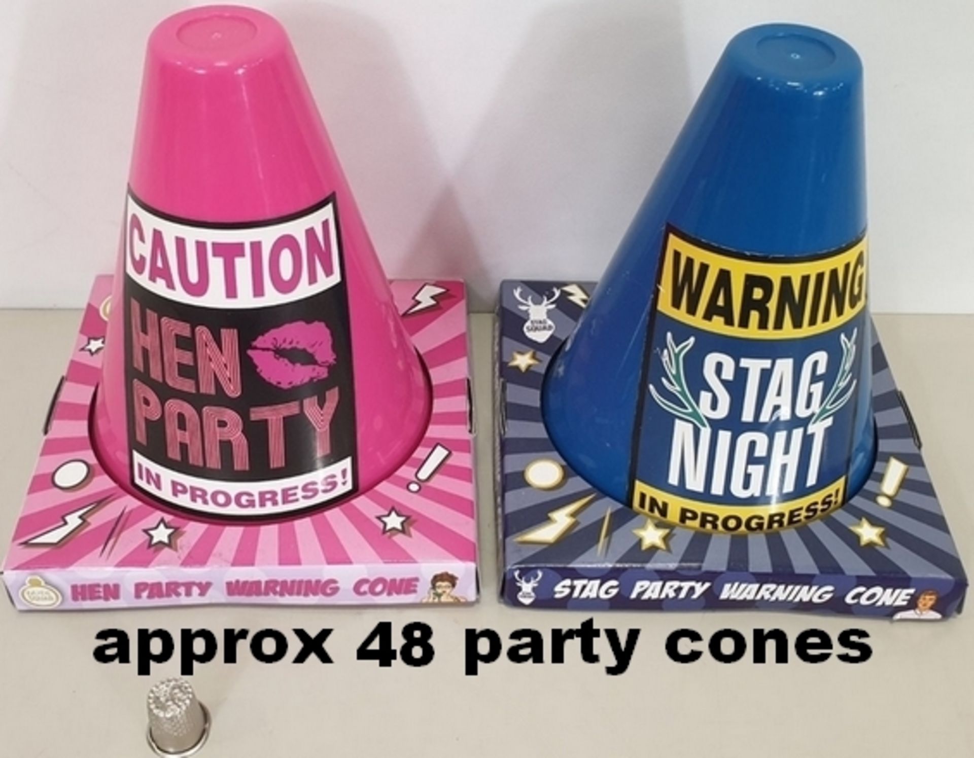 72 Party cones No parties at the moment but