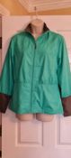 Ladies Callaway Rain And Water Resistant Jacket Billiard Green Size Small Brand New With Tags