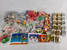 Toys Colouring Books Whistles Confetti Key Rings Extra Large Balloons