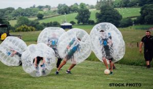 3 x Bumper balls also known as zorb balls,