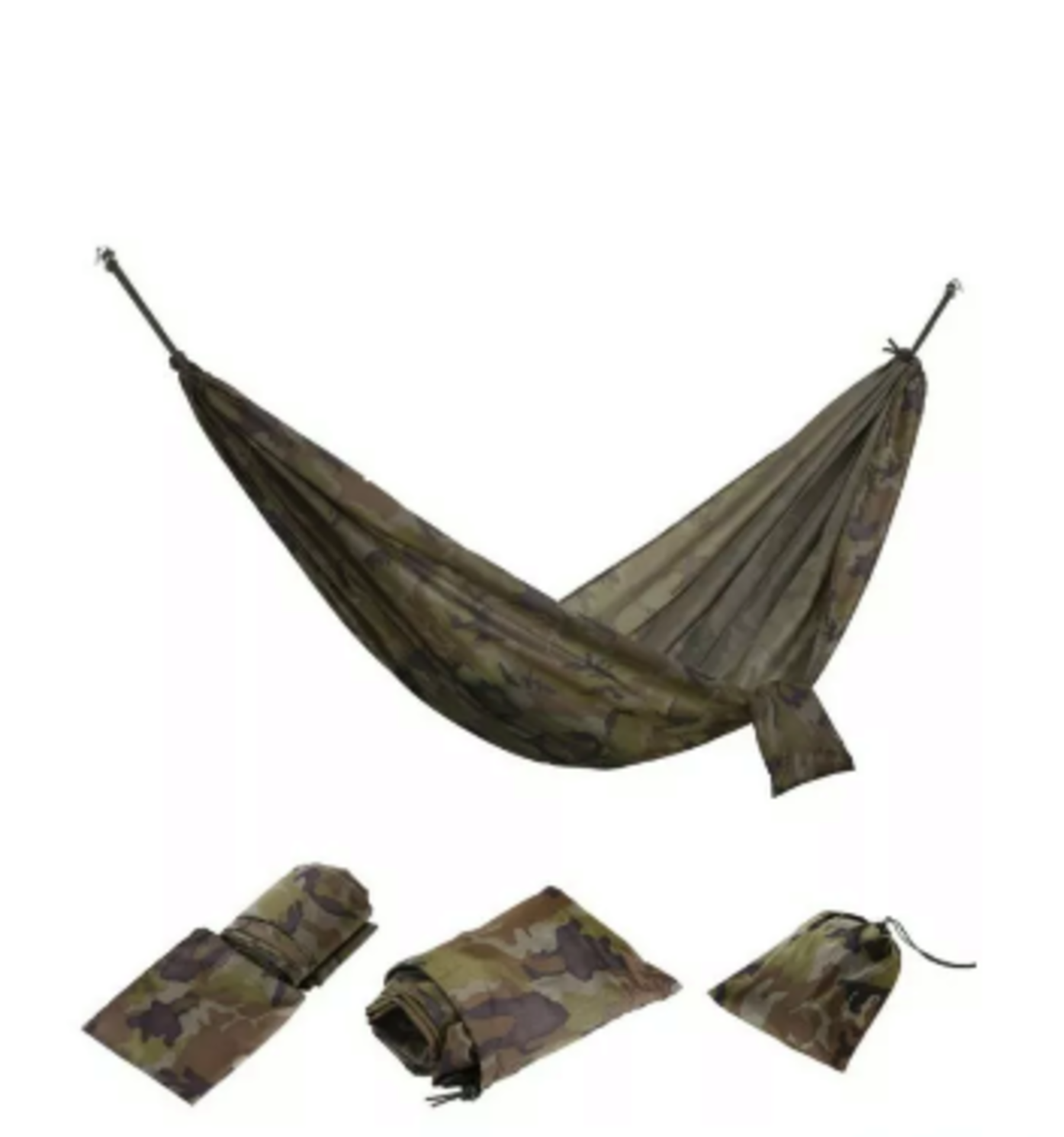 Vonhaus Single Travel Hammock With Heavy Duty Straps