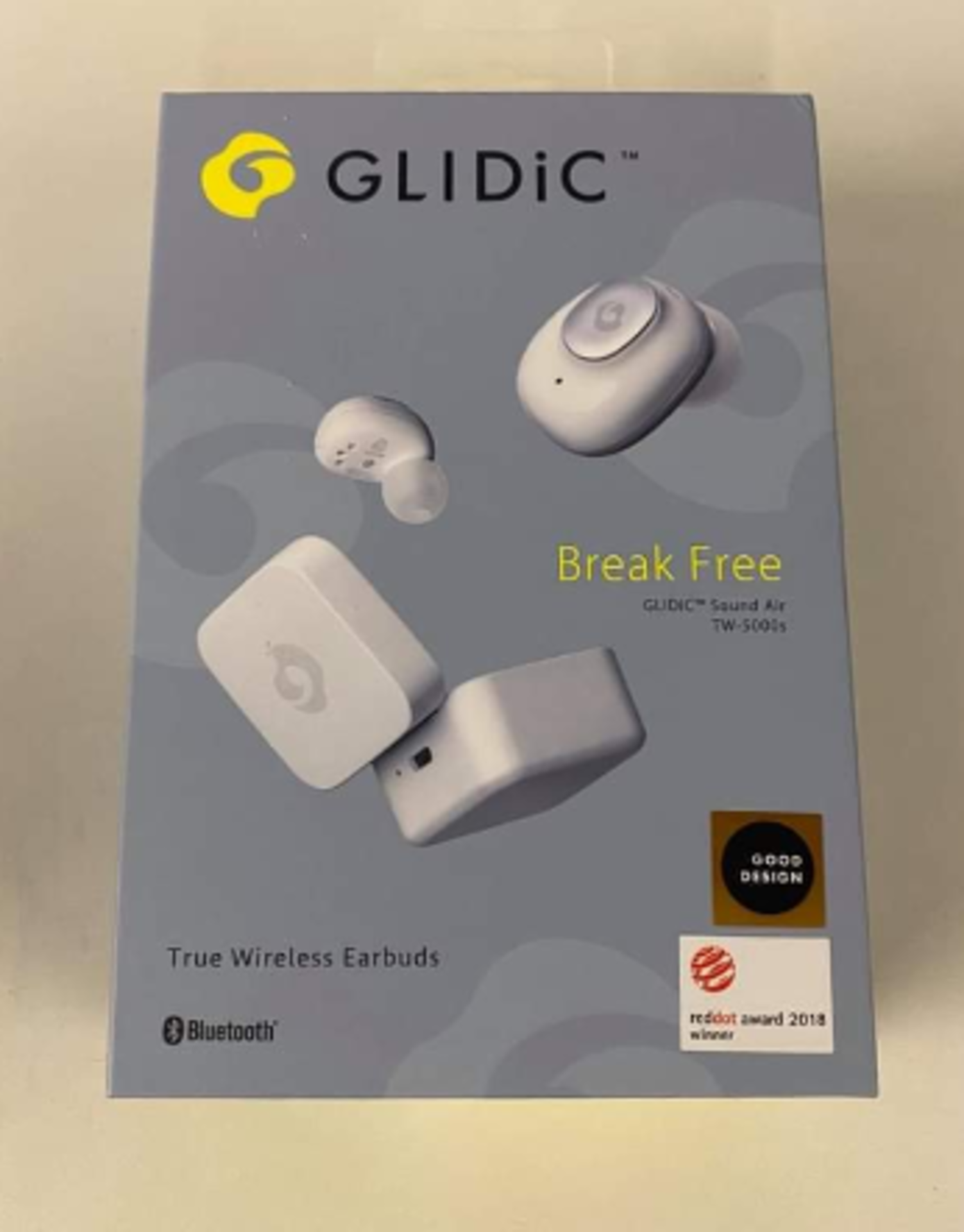 Glidic Sound Air Tw-5000S True Wireless Earbuds - Brand New Still Sealed - White