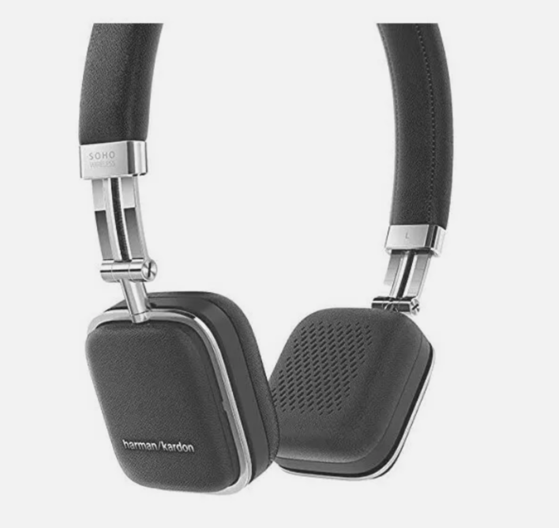Harmon Kardon Soho On-Ear Wireless Bluetooth Headphones - Black - Factory Re-Certified - Image 3 of 3