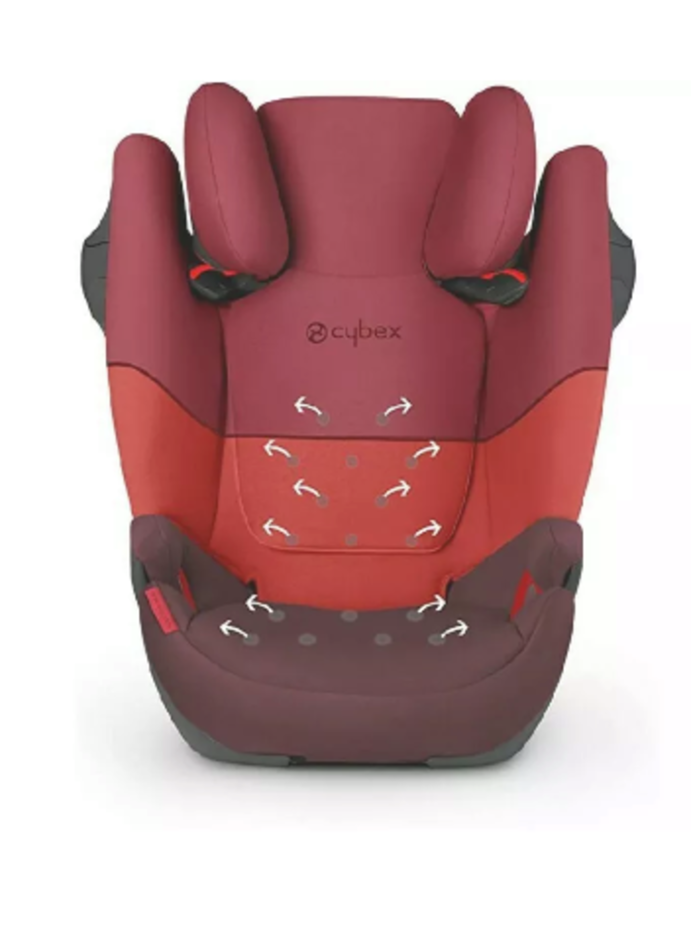 Cyberx Silver Solutions M-Fix Sl In Red - Brand New With Isofix