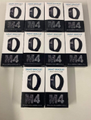 10 Individually Boxed M4 Smart Bracelets - Brand New