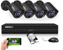 Sansco Smart Hd Cctv Security System Model 8104 - With 4 Cameras