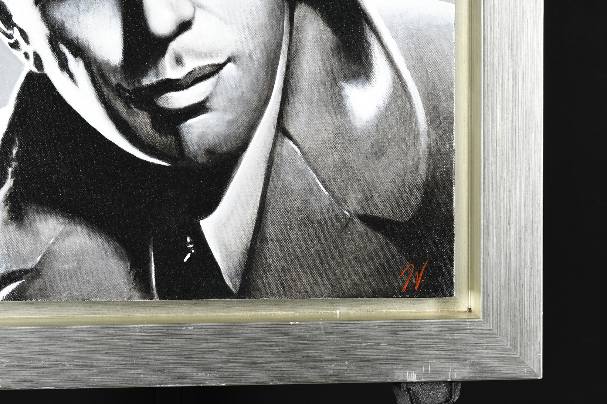 Original Oil Painting by Terence Vickress - Humphrey Bogart - Image 5 of 10