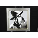 Original Oil Painting by Terence Vickress - Humphrey Bogart