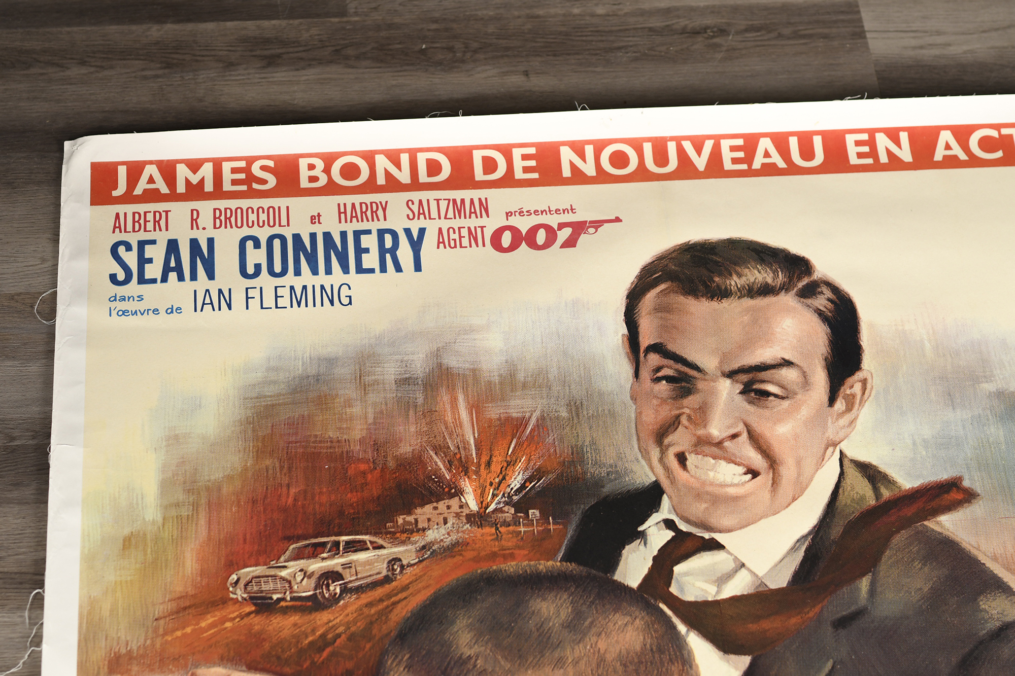 Original Vintage James Bond "Goldfinger" Cinema Poster (1965) Superb Condition - Image 9 of 16