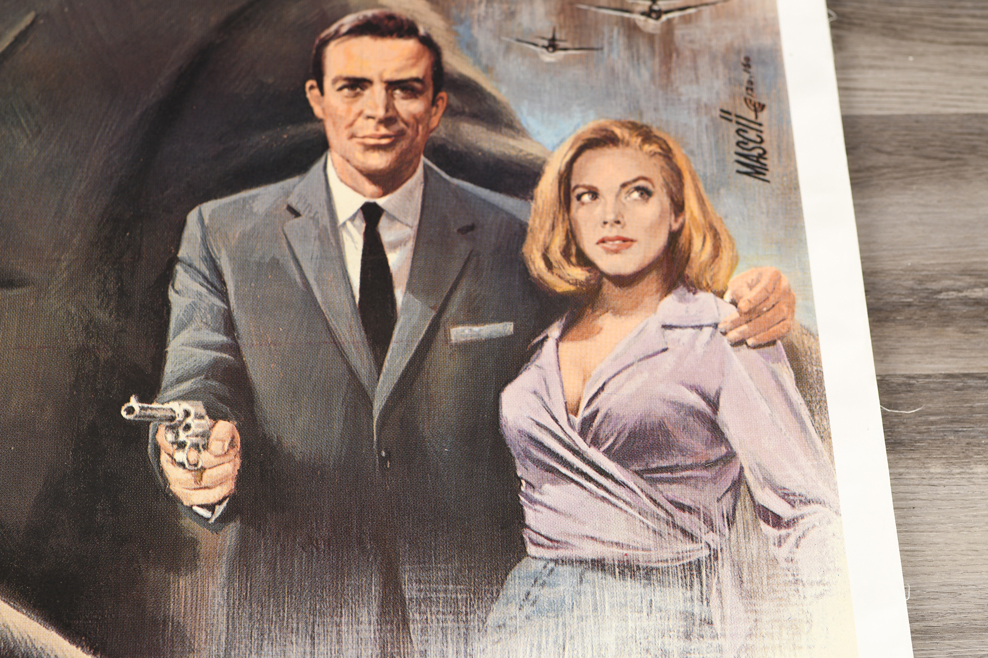 Original Vintage James Bond "Goldfinger" Cinema Poster (1965) Superb Condition - Image 8 of 16