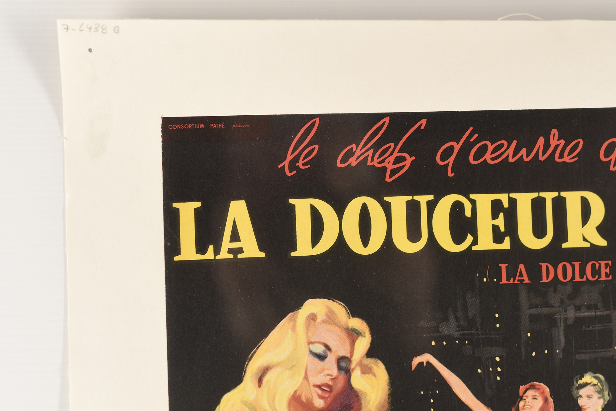 Original "La Doucer De Vivre" Vintage Film Poster (1960) 1st release. - Image 9 of 13