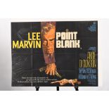 Vintage Film Poster Of The Famous Lee Marvin Film "Point Blank"
