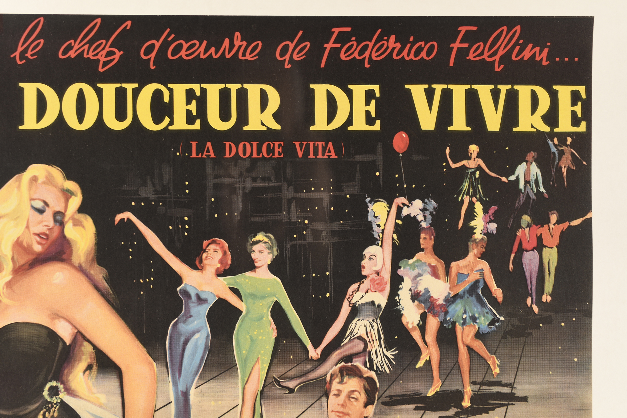 Original "La Doucer De Vivre" Vintage Film Poster (1960) 1st release. - Image 10 of 13