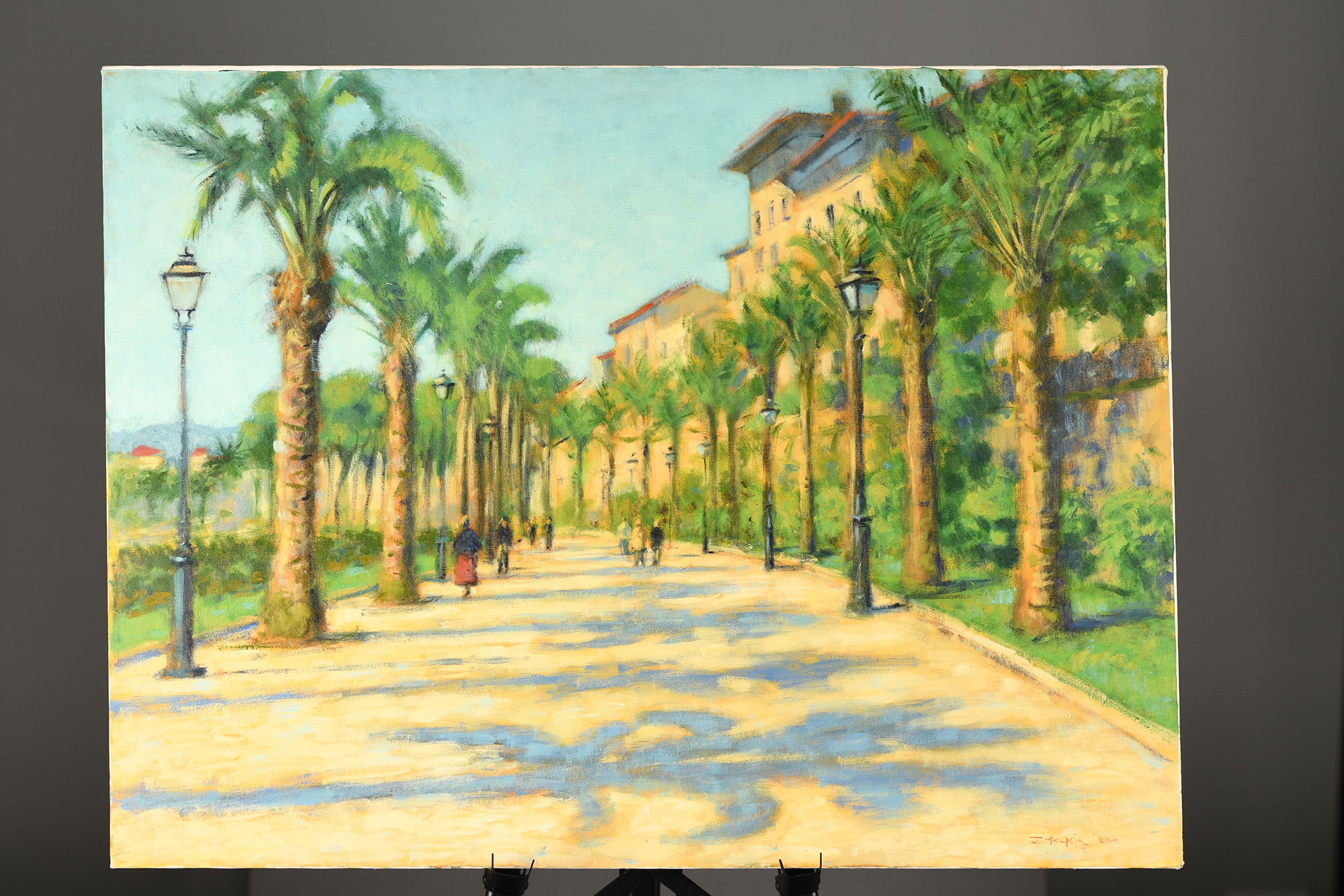 Original Painting by John Mackie "A Walk into Parma" - Image 2 of 10