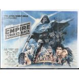 Original Vintage 1980 Star Wars: The Empire Strikes Back Cinema Release Poster