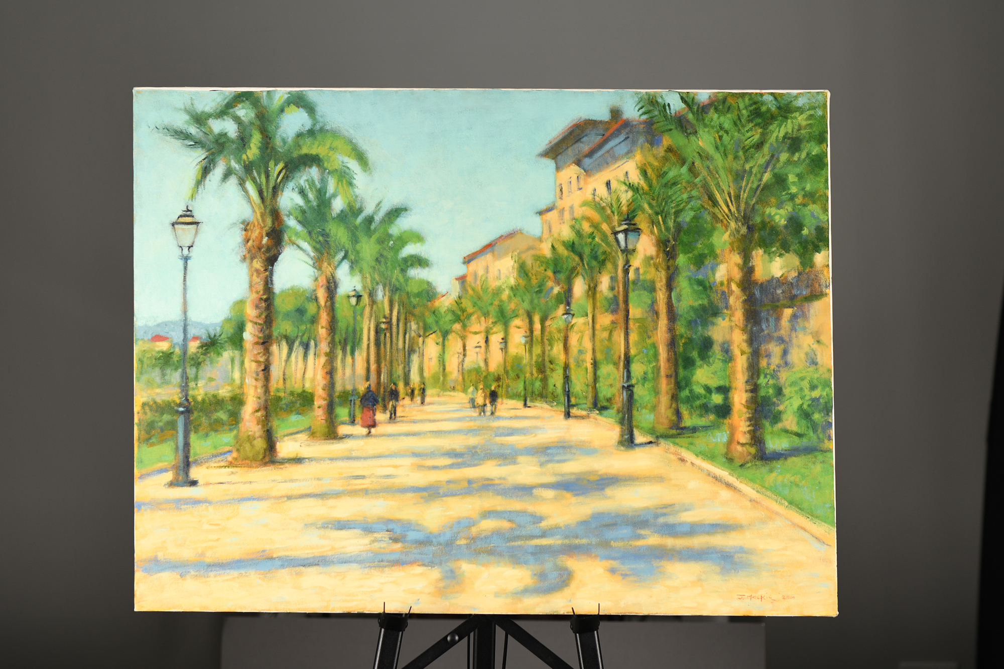 Original Painting by John Mackie "A Walk into Parma" - Image 3 of 10