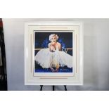 Stunning Framed Limited Edition by Sidney Maurer "Iconic Reflections" (Marilyn Monroe)
