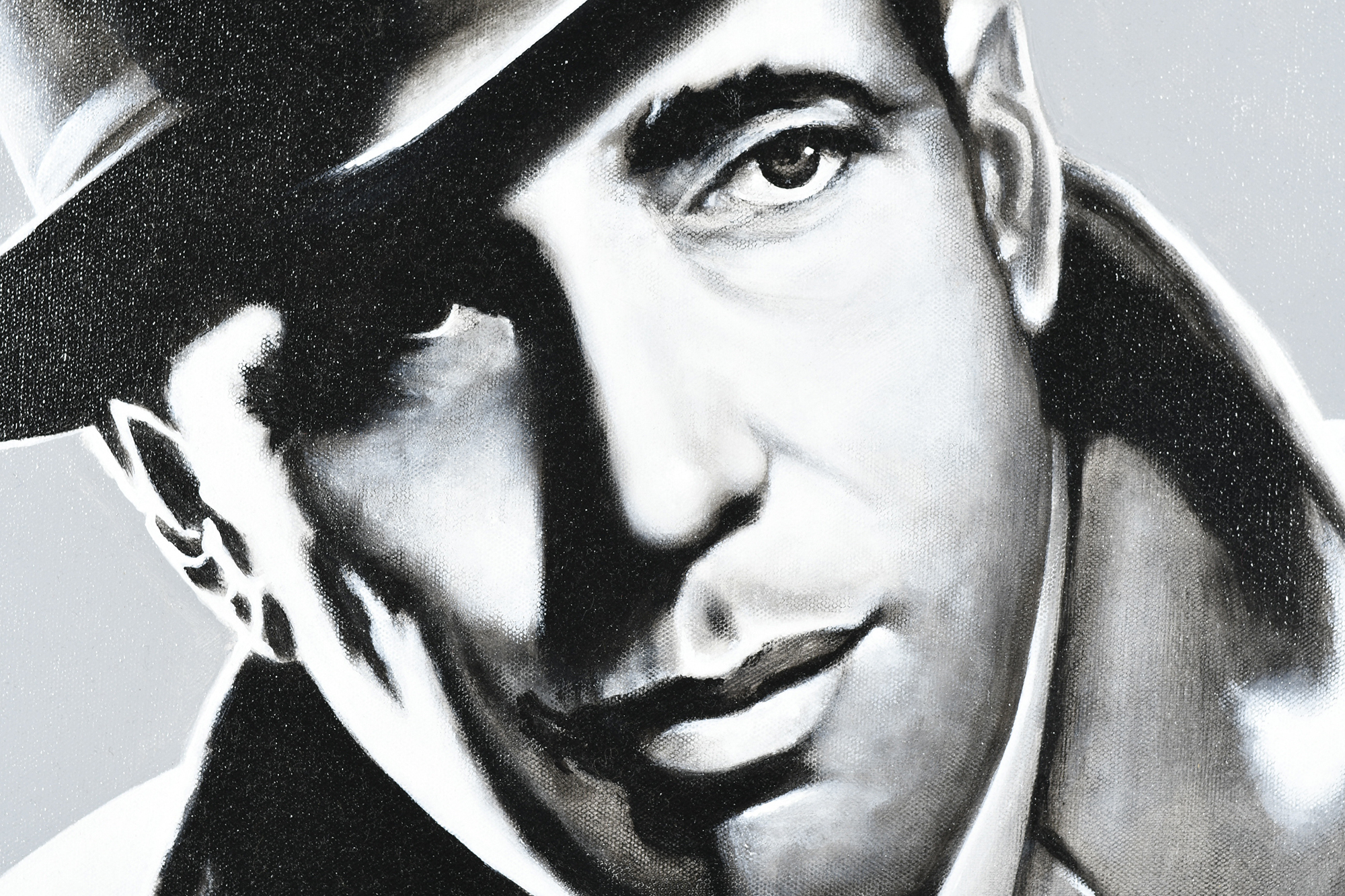 Original Oil Painting by Terence Vickress - Humphrey Bogart - Image 4 of 10