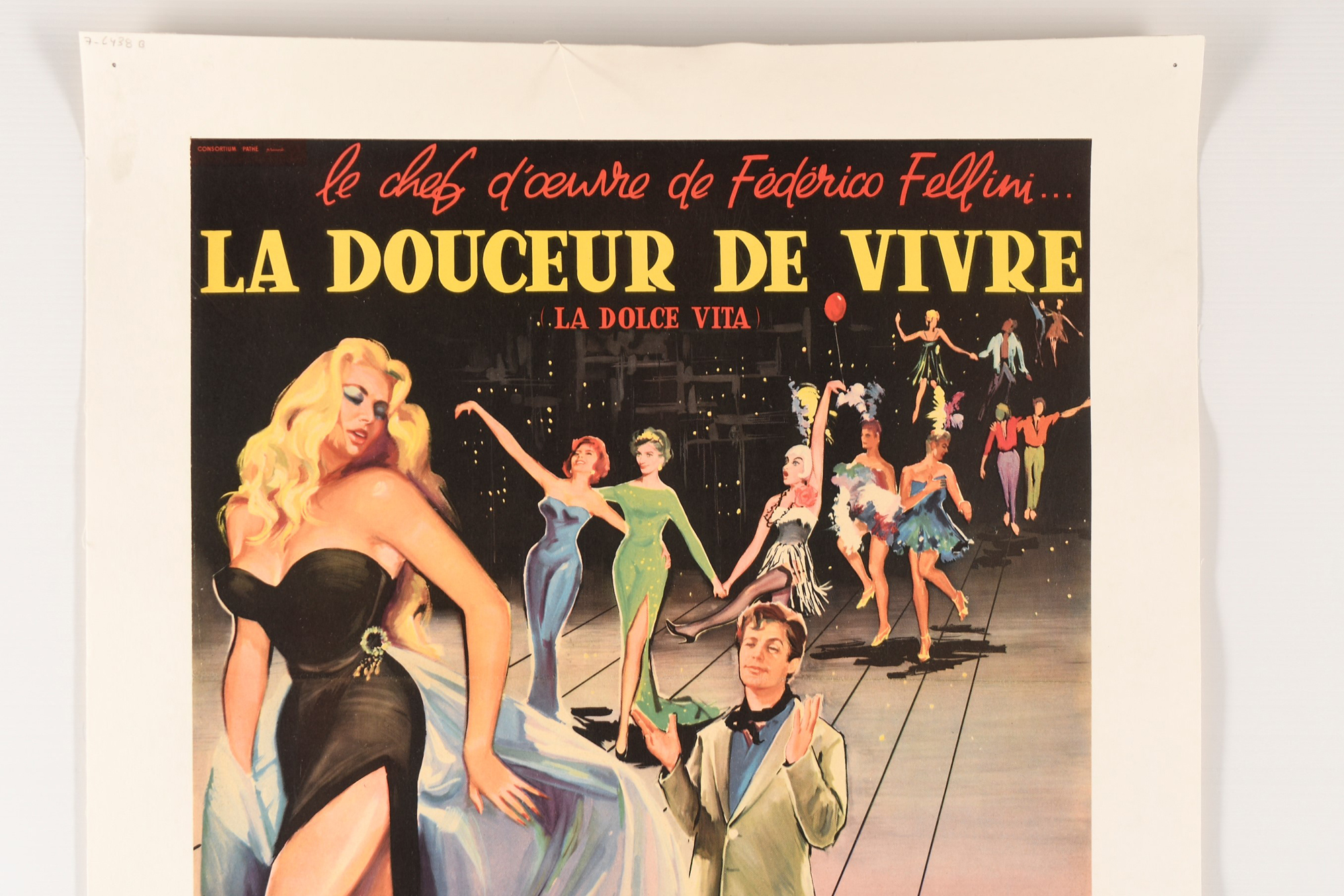 Original "La Doucer De Vivre" Vintage Film Poster (1960) 1st release. - Image 2 of 13