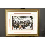 L.S.. Lowry Limited Edition "Ancoats Hospital Outpatients' Hall, 1952"