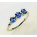 Tanzanite & Diamond Ring