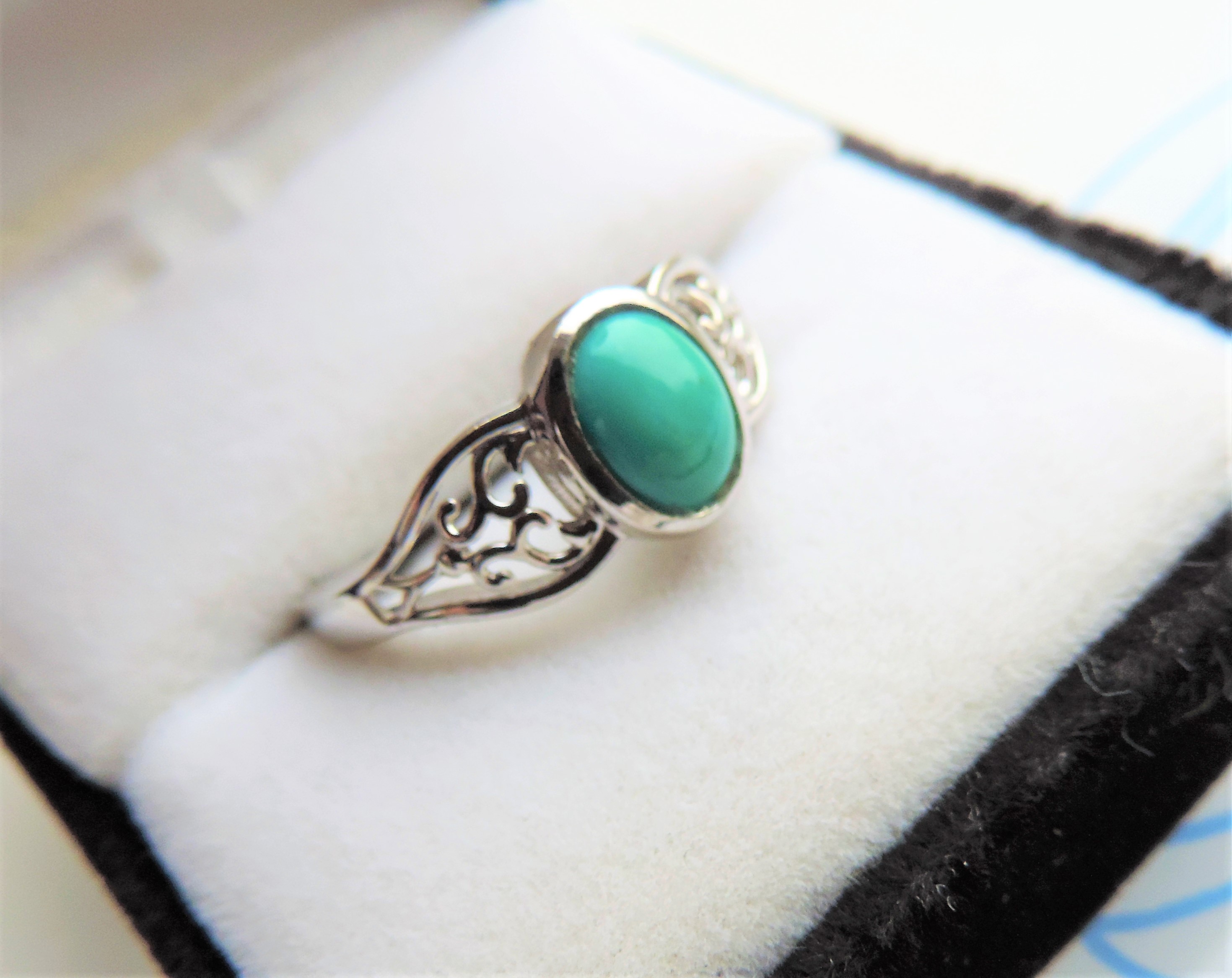 Turquoise Ring in 925 Sterling Silver - Image 5 of 5