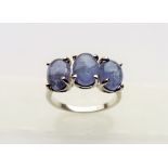 3.75 carat Cabochon Tanzanite Ring