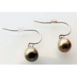 Sterling Silver Cultured Pearl Earrings