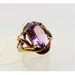 3.20 carat Amethyst Ring