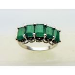 3 carat Emerald & Diamond Ring