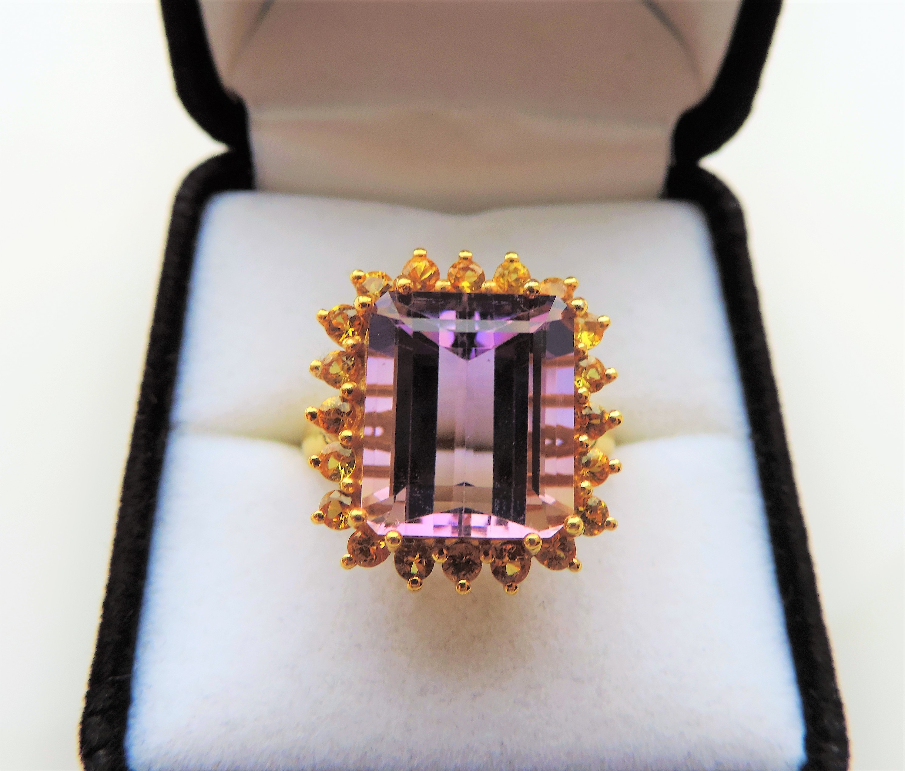 7.25 carat Amethyst & Citrine Ring - Image 6 of 7