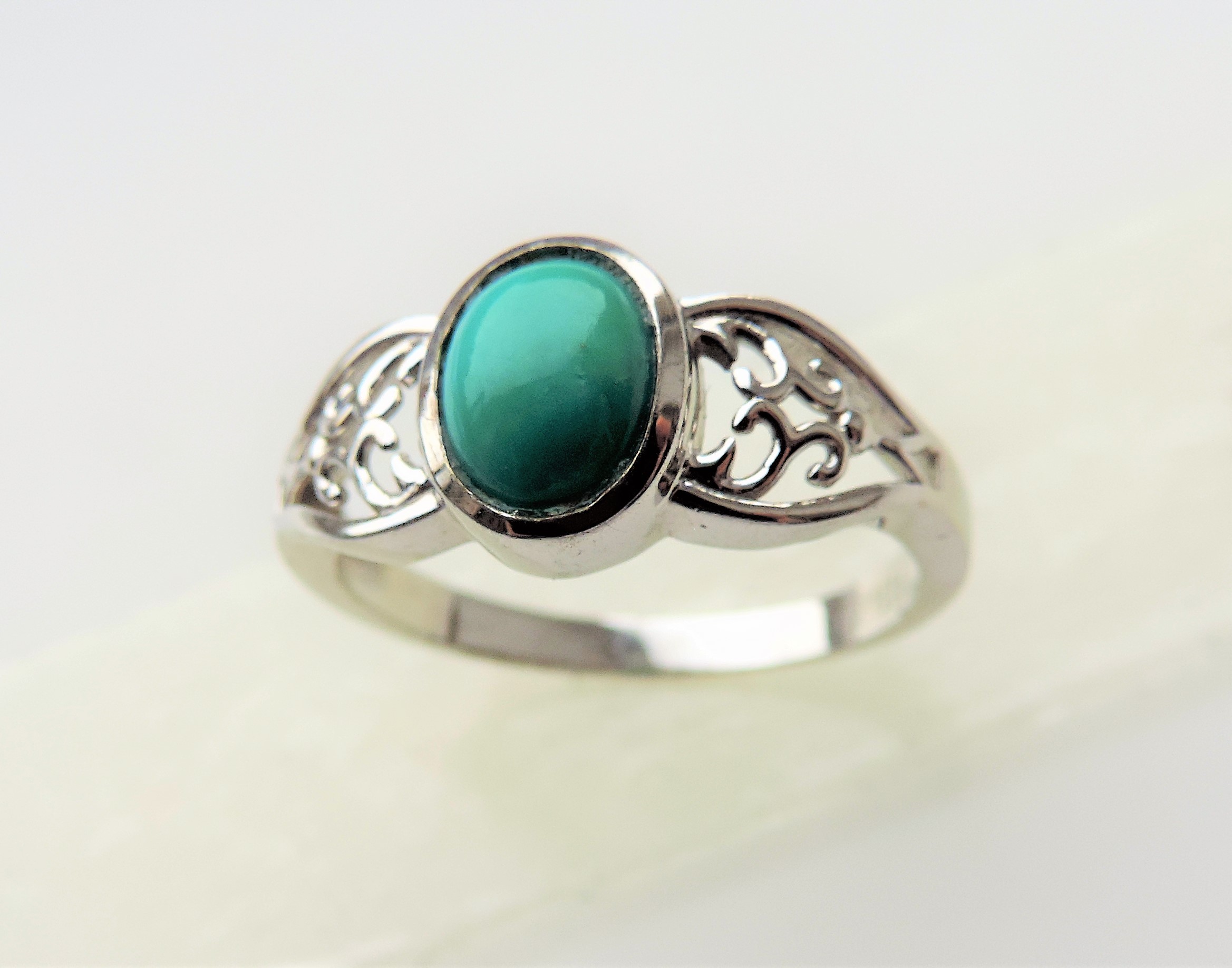 Turquoise Ring in 925 Sterling Silver - Image 2 of 5