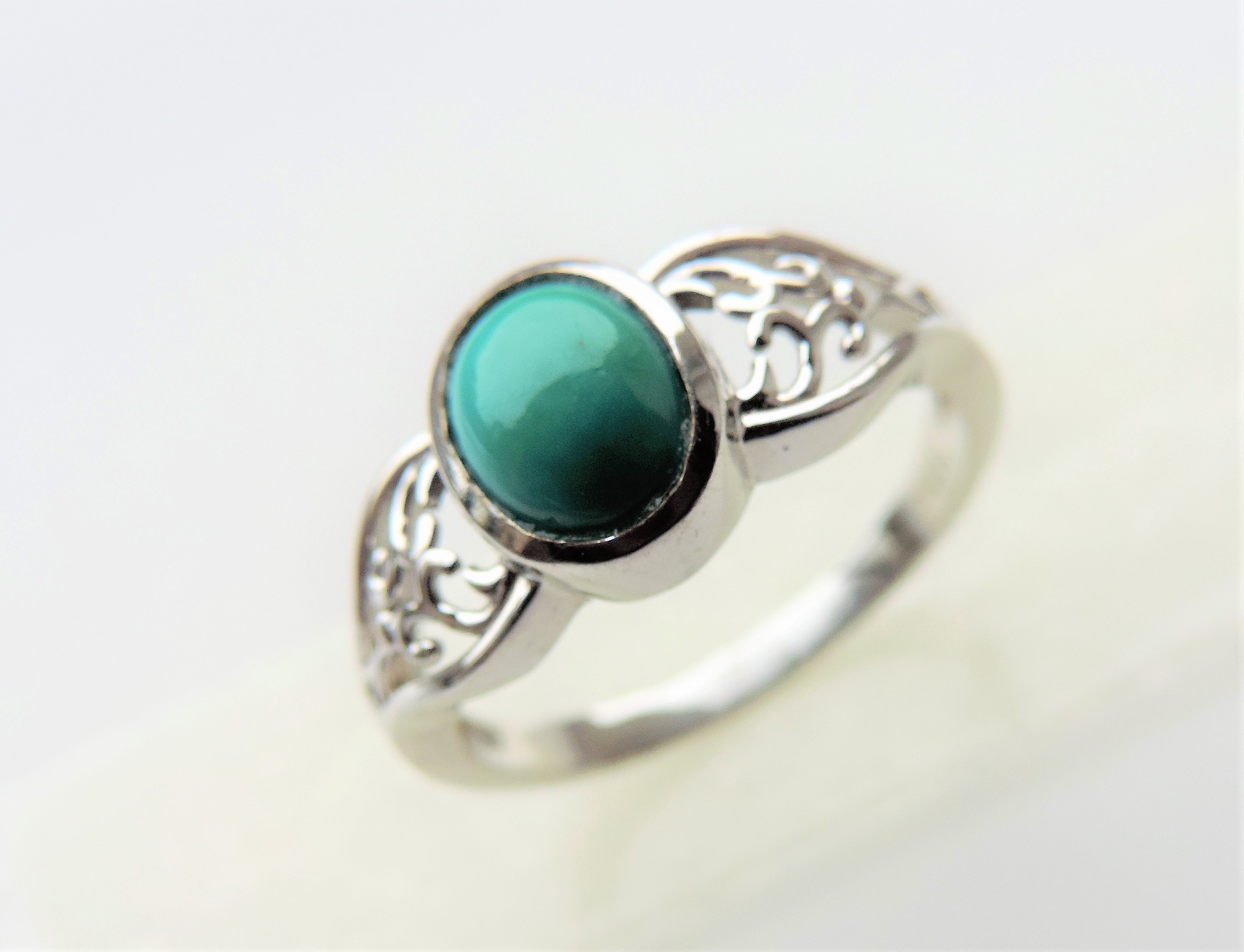 Turquoise Ring in 925 Sterling Silver - Image 4 of 5