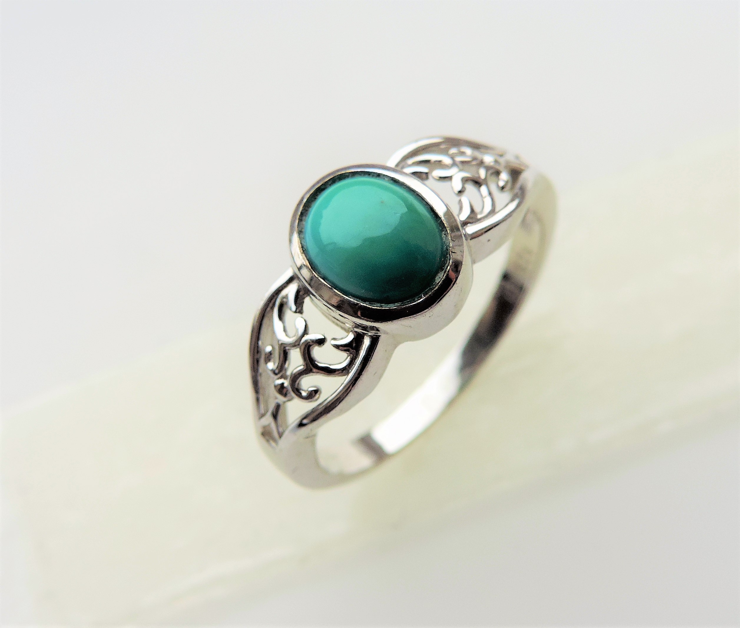 Turquoise Ring in 925 Sterling Silver - Image 3 of 5