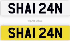 Private Number Plate SHA1 24N