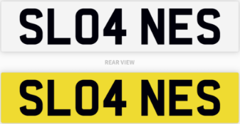 Private Number Plate SL04 NES