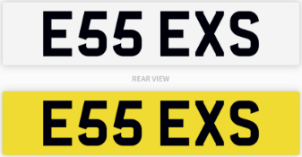 Private Number Plate E55 EXS